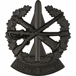 Wholesale 🎁 Army Master Gunner (MGB) Sta-Brite Black Pin-On 😍