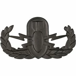 Cheapest 🎉 Sta-Brite Army Basic Explosive Ordnance Disposal Badge, Black ❤️