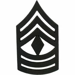 Cheapest 💯 Other Brands Army 1SG Subdued Pin-On Rank ✨