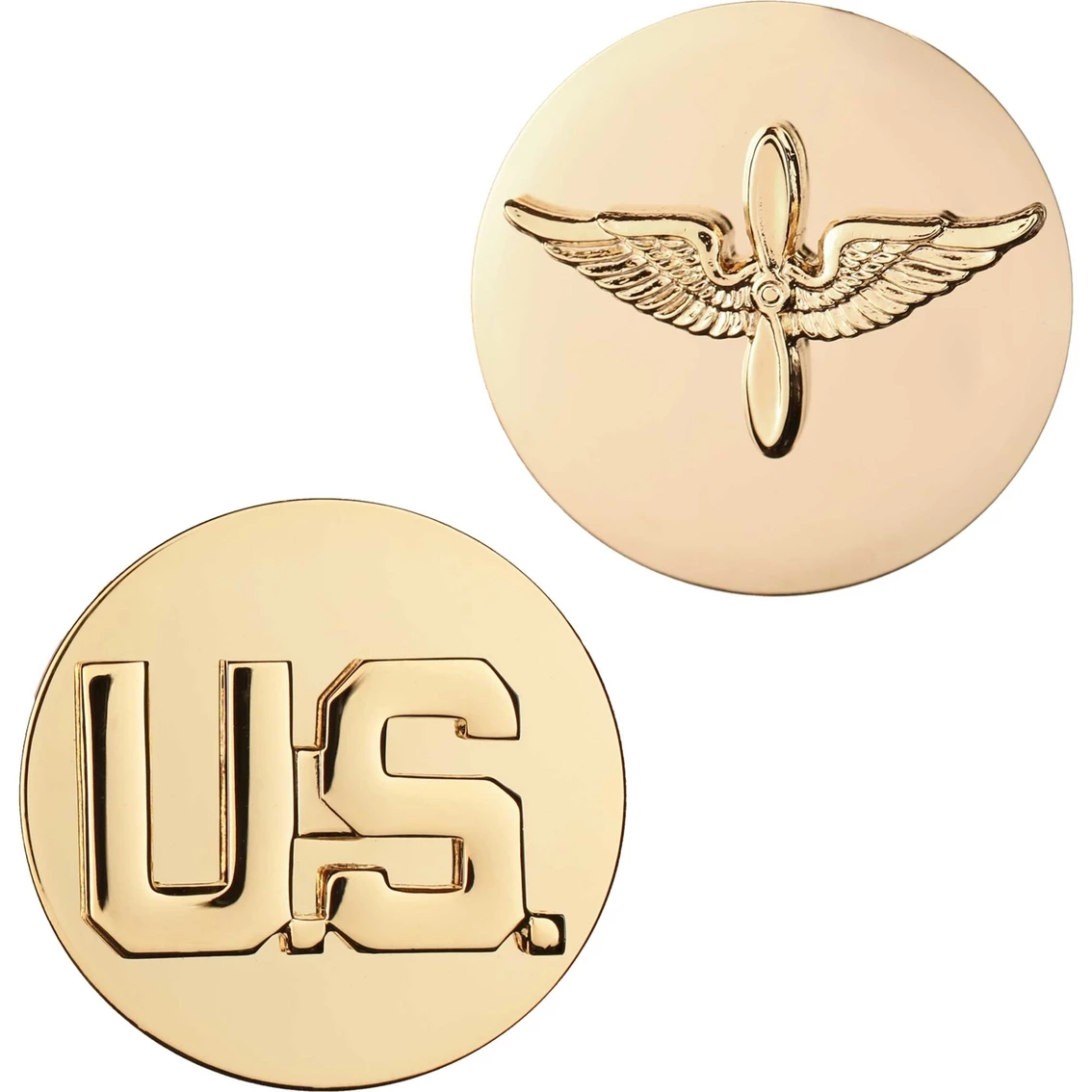 Coupon 🎉 Army US & Aviation Sta-Brite Pin-On 💯 1 Coupon 🎉 Army US & Aviation Sta-Brite Pin-On 💯