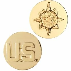 Buy 🌟 Sta-Brite Army Military Intelligence And U.S. Letters Insignia 🌟
