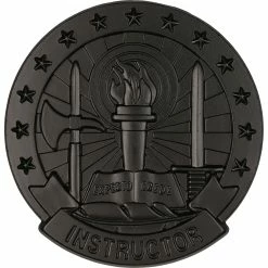 Budget 🔥 Army Basic Instructor Sta-Brite Black Pin-On 🔥