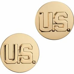 Promo 🔔 Sta-Brite Army U.S. Letters Insignia 2 Pk. 🤩