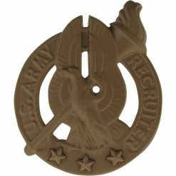 Deals ✔️ Ira Green, Inc Army United States Army Recruiter Gold Badge Non-Subdued Pin-On ⭐