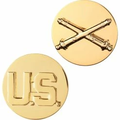 Coupon 👏 Army US & Field Artillery Sta-Brite Pin-On ✨