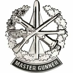 Best deal 😀 Army Master Gunner (MGB) Full Size Sta-Brite Pin-On 👏