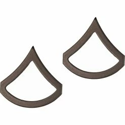 Wholesale 🧨 Army Private First Class Sta-Brite Black Pin-On ✔️