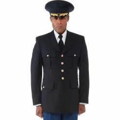 Deals 😉 Commercial Army Officer Blue 🧥 Coat (ASU) 😉
