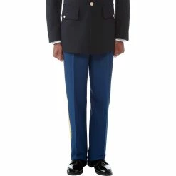 Best deal 👏 Commercial Army Senior NCO And Officer Trousers With Gold Braid AB 451 (ASU) 🎁