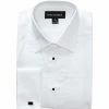Cheap ✨ Other Brands Commercial Men's White Formal Tuxedo Pleated 👗 Dress 👚 Shirt ⌛