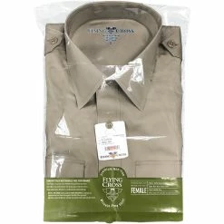 Hot Sale 🤩 Flying Cross Female Officer Non Iron Wrinkle Free 👗 Dress 👚 Shirt (AGSU) 👍