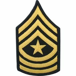 Budget 🛒 Other Brands Army SGM Small ASU Sew-On Rank ✨