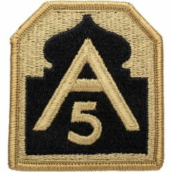 Hot Sale 😍 Ira Green, Inc Army Patch Fifth Army Subdued Velcro (OCP) 🛒