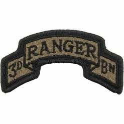 Outlet 🧨 Ira Green, Inc Army Tab United States Army Scroll 75th Ranger Third Battalion Velcro Subdued (OCP) 🥰